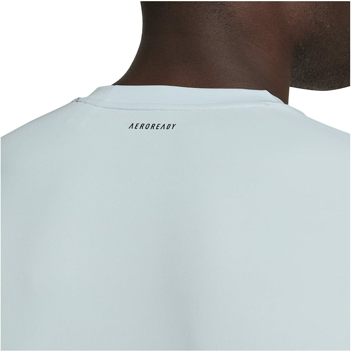 Men’s Short Sleeve T-Shirt Adidas Club Tennis 3 Stripes White-2